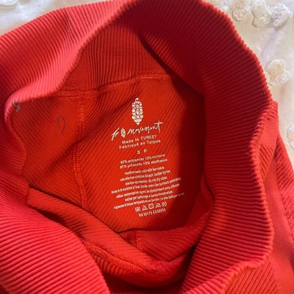 Free People Movement Free Throw Leggings in the "Ripe Persimmon" - Picture 10 of 11